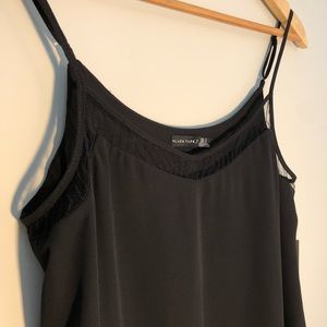 NWT Black Tape Women’s Camisole with Mesh Detail